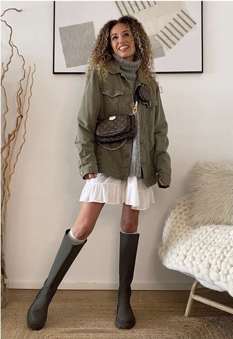 Khaki Boots, Capsule Wardrobe Outfits, Zara Boots, Wardrobe Outfits, Autumn Outfit, Outfit Inspo Fall, Winter Fashion Outfits, Fall Winter Outfits, Sleepwear Women