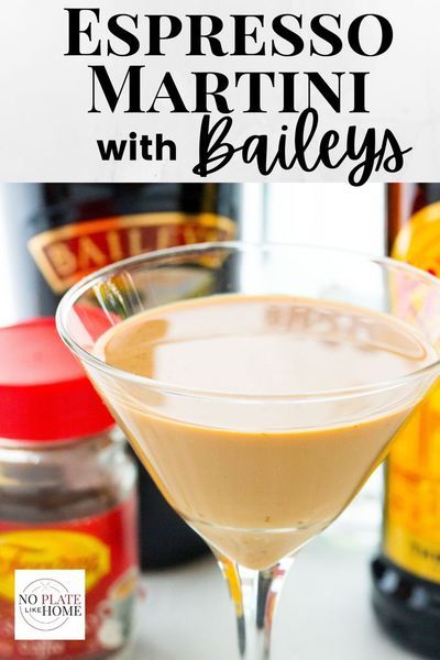 An Espresso Martini with Baileys is the perfect after dinner cocktail or anytime you're feeling for a coffee cocktail. It's made with vodka, coffee liqueur, Baileys liqueur, milk and instant espresso granules (so you don't have to brew it.) It's a wonderful after dinner cocktail too. Click the link to get this easy cocktail recipe! Espresso Martini With Baileys, Coffee Martini Recipe, Baileys And Vodka, Baileys Cocktails, Easy Cocktail Recipe, After Dinner Cocktails, Instant Espresso, Frozen Drink Recipes, Espresso Martini Recipe