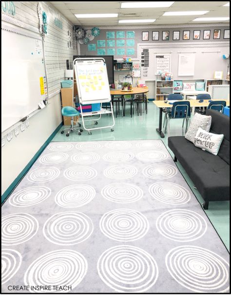 Elementary Classroom Decor Themes, Classroom Color Scheme, Classroom Setup Elementary, Calming Color Palette, Flexible Seating Classroom, Farmhouse Classroom, Dream Classroom, Classroom Makeover, Modern Classroom