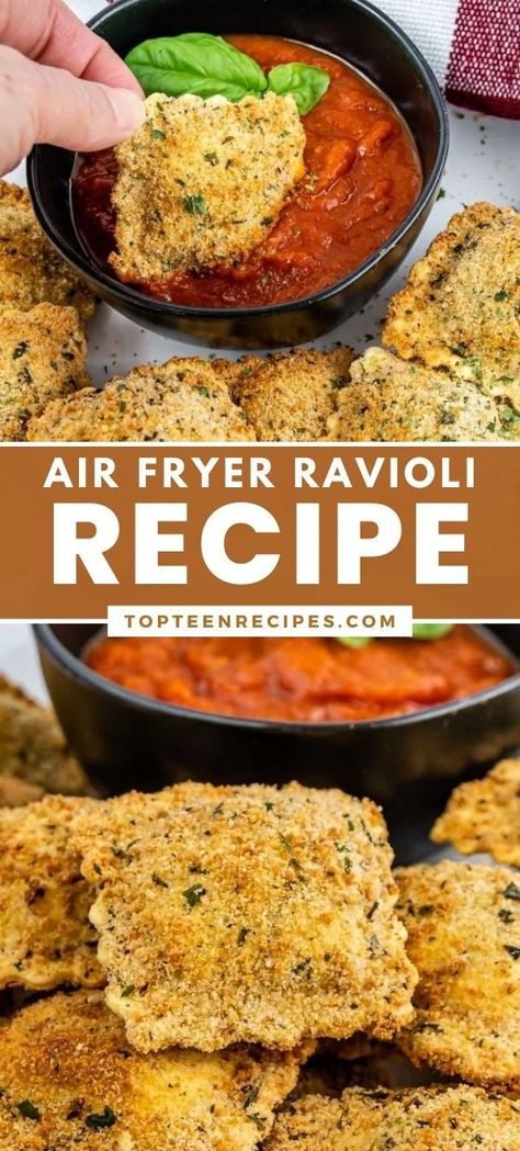 We were invited to a dinner party a few days ago, and I wanted to bring an appetizer that everyone would enjoy. I thought it over and decided to bring toasted ravioli air fryer style. Since I didn’t have too much time to prepare it, I needed something fast but delicious as well. Toasted Ravioli Air Fryer, Ravioli Air Fryer, Air Fryer Ravioli, Grilled Chicken Marinade, Toasted Ravioli, Ravioli Recipe, Food Wallpaper, Air Fryer Recipes Easy, Football Party