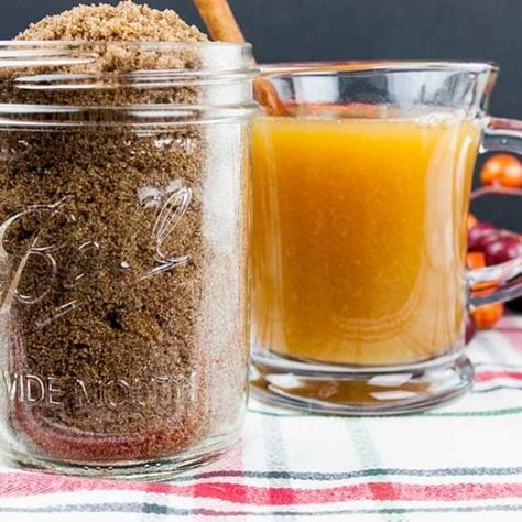 Apple Cider Spice Mix Recipe - Don't Sweat The Recipe Spiced Cider Mix, Cold Coffee Drinks Recipes, Cider Wine, Apple Cider Recipe, Spice Mix Recipes, Spiced Apple Cider, Easy Diy Christmas Gifts, Spiced Cider, Spice Mix