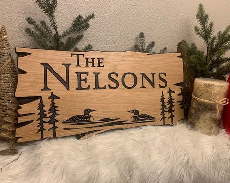 WasatchWoodwork - Etsy Diy Rustic Cabin Decor, Wood Cabin Signs, Housewarming Sign, Outdoor Wood Signs, Wooden Family Signs, Home Wooden Signs, Personalized Wooden Signs, Cabin Signs, Carved Signs