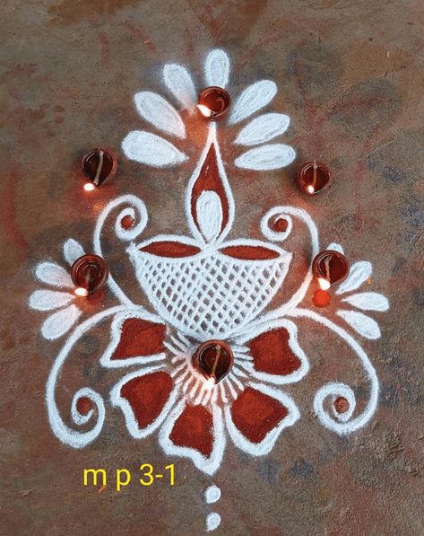 Tuesday Rangoli, Diwali Special Rangoli, Diwali Special Rangoli Design, Easy Rangoli Designs Videos, Very Easy Rangoli Designs, Rangoli Designs Photos, Rangoli Designs Simple Diwali, Rangoli Simple, Rangoli Side Designs