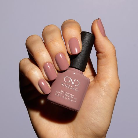 Will you be wearing our new shade, Fuji Love, this fall? Available in CND Shellac and CND Vinylux. #CNDAutumnAddict What Is Shellac Nails, Cnd Shellac Colors, Cnd Nail Polish, Manicure Shellac, Shellac Nails Fall, Shellac Nail Colors, Shellac Nail Polish, Cnd Shellac Nails, Shellac Colors