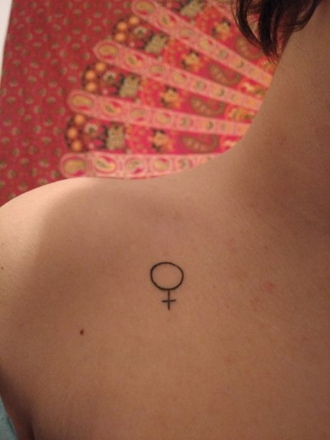 Tiny feminist tattoo women grlpwr Women Tattoos Feminist, Minimalist Tattoo Feminist, Feminist Sign Tattoo, Symbol Of Femininity, Femist Tattoos, Liberal Tattoo Ideas, Female Sign Tattoo Symbols, Womens Rights Tattoo, Women Power Tattoo Ideas