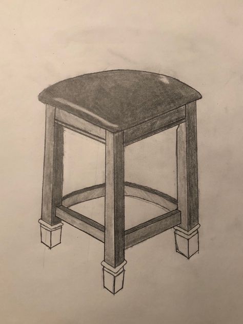 High Stool, Drawings Simple, Art Drawings Simple, Art Drawings, Sketch, Drawings, Quick Saves, Art