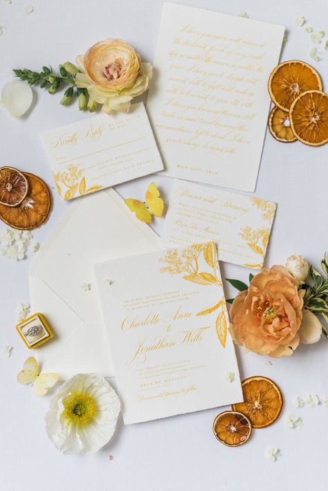 Pastel Yellow Wedding Invitations, Yellow Wedding Invites, Pastel Yellow Wedding Theme, Garden Mansion, Yellow Weddings, Dublin Wedding, Yellow Wedding Invitations, Orange Wedding Invitations, Yellow Wedding Theme