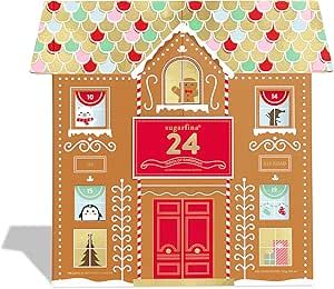 Sugarfina 2024 Gingerbread House Candy Advent Calendar Chocolate Covered Cookie Dough, Peppermint Bark Cookie, Candy Advent Calendar, Gingerbread House Candy, Congrats Gifts, Candy Cocktails, Strawberry Gifts, Peppermint Bark, Days Until Christmas