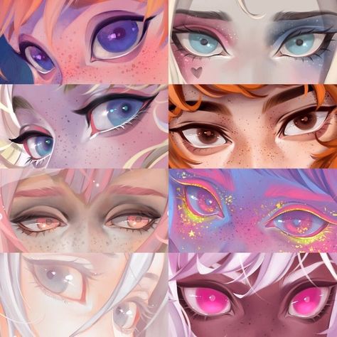 Mata Manga, Anime Eye Drawing, Arte Inspo, Digital Painting Tutorials, Digital Art Anime, Anime Eyes, Eye Art, Digital Art Tutorial, Art Anime