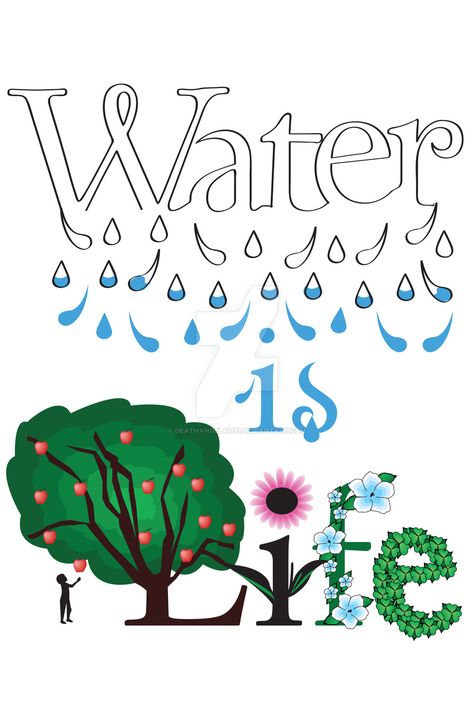 Water Is Life Poster, Water Poster Design, Water Conservation Poster, Save Energy Poster, Save Environment Posters, Save Water Drawing, Conservation Poster, Save Water Poster Drawing, Save Water Save Life