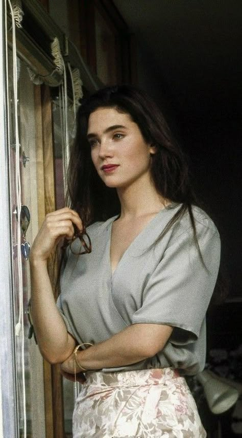 Jennifer Conely, Jennifer Connelly Young, 12 December, Pulp Art, Jennifer Connelly, Girl Crushes, Celebrities Female, 90s Fashion, Pretty People