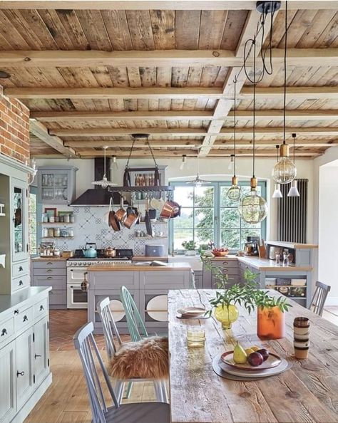 Stable House, Eco Friendly Environment, Morning Mist, Beach Cottage Style, Farmhouse Interior, Kitchen Plans, Beach Cottage, Modern Country, Cottage Homes