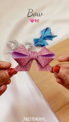 How to make bow using glitter foam sheet#bow#foamsheets#foamsheetcrafts#foamsheetcraftideas#diybow Foam Paper Crafts, Glitter Foam Sheet Crafts, How To Make Foam, Folder Diy, Bow Making Tutorials, Bow Craft, How To Make Glitter, Foam Sheet Crafts, Bow Template