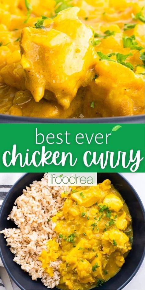 Yellow Chicken Curry Recipe Indian, Curry Powder Recipes, Yellow Curry Powder, Best Chicken Curry Recipe, Yellow Chicken Curry, Yellow Curry Chicken, Yellow Curry Recipe, Chicken Curry Recipe Easy, Curry Chicken And Rice