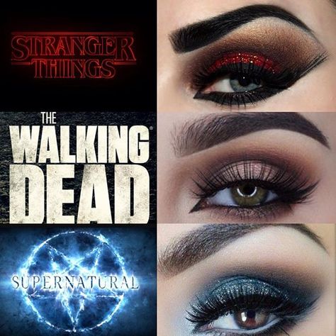 I'VE CREATED A MASTERPIECE!!💞❤️#spn#twd#strangerthings#fandoms#monsters#walkers#theunknown#dean#cas#sam#crowley#rick#michonne#daryldixon#carl#carol#eleven#dustin#lucas#will#mike#❤️❤️#lovethemall Stranger Things Inspired Makeup, Fashion Makeup Photography, Show Makeup, Riverdale Memes, Holiday Makeup Looks, Odaiba, Makeup Quotes, Creative Eye Makeup, Makeup Transformation