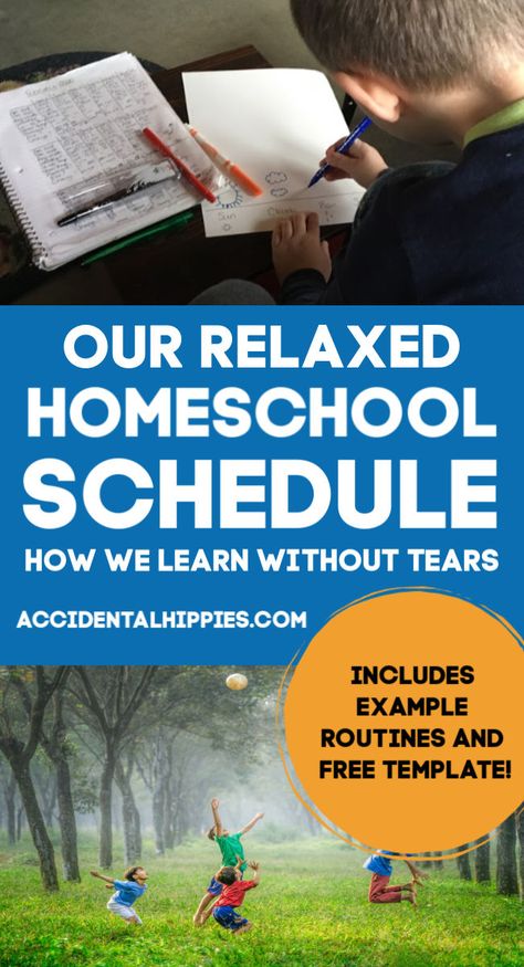 When I first started homeschooling, I thought our daily schedule needed to look like a school schedule. I quickly learned that it doesn't work for our family! Here's what our relaxed homeschool day looks like and how you can make a schedule that fits your family needs. Grab detailed schedule and routine samples plus get templates to create your own. Homeschool Daily Schedule, Busy Mom Planner, Minimalist Homeschool, Family Priorities, Relaxed Homeschooling, Family Read Alouds, Daily Schedules, Daily Schedule Template, Alternative Education