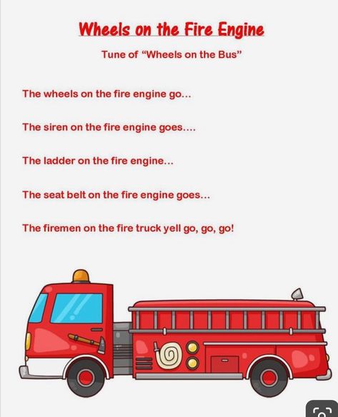 Community Helper Songs, Starfish Activities, Community Helpers Firefighters, Community Helpers Lesson Plan, Circle Songs, Fire Safety Lessons, Fire Safety Crafts, Community Helper Lesson, Fire Safety Theme