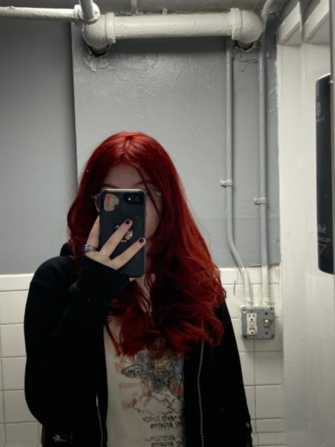 Blood Red Hair, Cool Hair Designs, Red Hair Inspiration, Cherry Red Hair, Hair Nutrition, Hair Color Underneath, Red Hair Inspo, Wine Hair, Cherry Hair