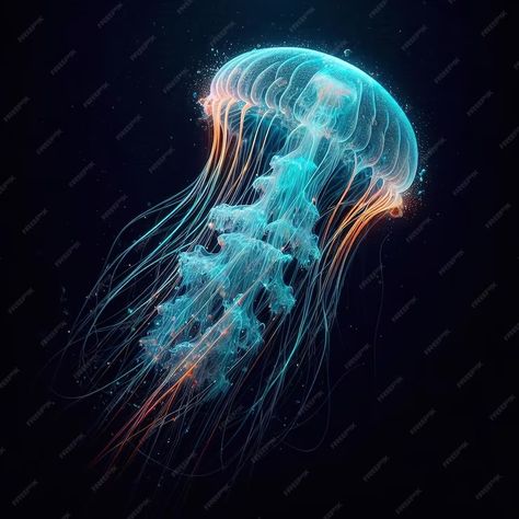 Bioluminescent Jellyfish, Light Of Life, Stationery Templates, Business Card Maker, Flyer Maker, Poster Maker, Poster Invitation, Presentation Template Free, Logo Maker