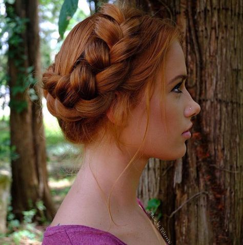 Crown Braid Updo, Latest Braided Hairstyles, Braided Crown Hairstyles, Braid Updo, Milkmaid Braid, Top Braid, Beautiful Braided Hair, Halo Hair, Crown Braid