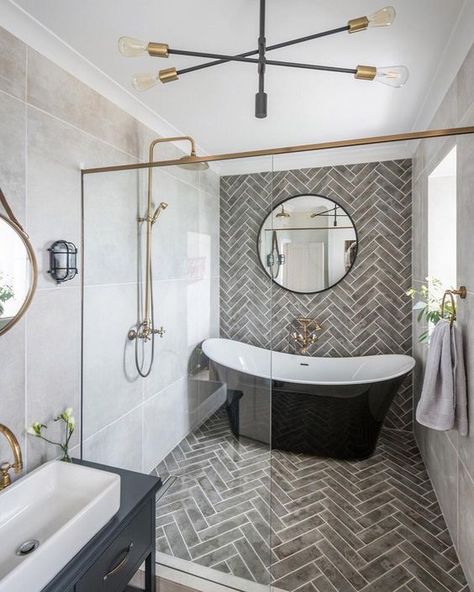 Inspiration: Gorgeous Master Bathrooms by Rachel Bernhardt, Portland Realtor Drømme Bad, Makeover Kamar Mandi, Design Ložnic, Bilik Air, Bad Inspiration, Dream Bathrooms, Bathroom Renos, Bathroom Remodel Master, Renovation Ideas