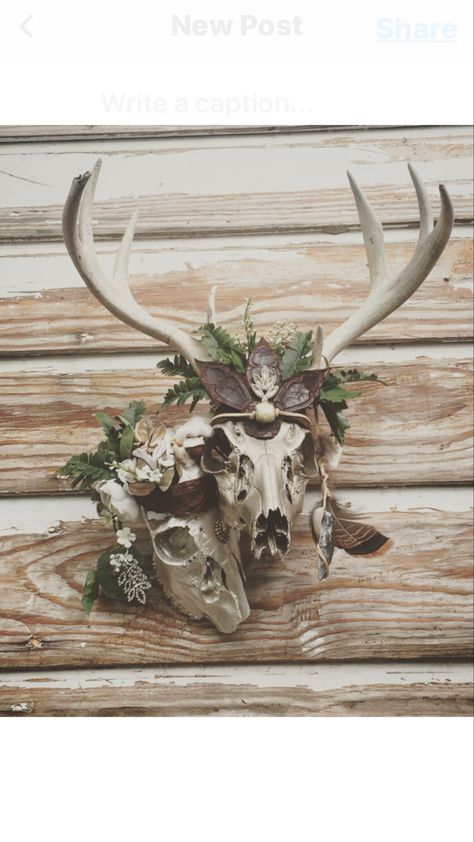 Deer skull Buck and Doe ornated with cotton,rhinestones, silver and muted gold. Original piece. $750 Email for more pics and purchasing Lanekacey123@yahoo.com Buck And Doe, To Have And To Hold, Deer Skull, Deer Skulls, Moose Art, Deer, The Originals, Silver, Gold