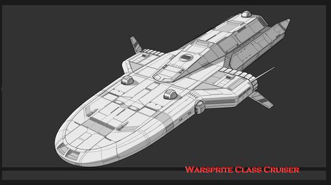 Traveller Warsprite-Class Cruiser Commission by AdamKop.deviantart.com on @DeviantArt Traveller Ships Rpg, Traveler Rpg, Scifi Inspiration, Traveller Rpg, Classic Rpg, Scifi Art, Ship Design, Space Craft, Sf Art