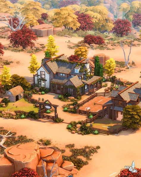 Create4sims • Alexandra auf X: „Chestnut Farmhouse || no CC 🎬 Watch my latest speedbuild video here: https://t.co/cv7V4a5EhC #TheSims #Sims4 @TheSims #ShowUsYourBuilds https://t.co/FFYlySm5Nj“ / X Sims 4 Ranch, Sims 4 Farm, Sims 4 Farmhouse, Deco Sims, Sims4 House, Sims Inspiration, Sims Builds, Farm Clothes, Sims Ideas