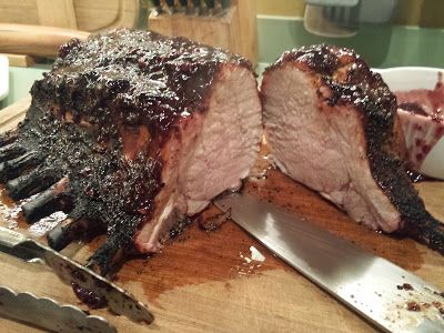 Rack Of Pork Loin Bone In, Smoked Bone In Pork Loin Roast Recipes, Rack Of Pork Ribs On Grill, Grilled Rack Of Pork, Rack Of Pork Smoked, Smoked Bone In Pork Loin, Rack Of Pork Recipes, Bone In Pork Roast, Fusion Cooking