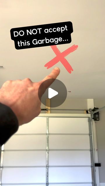 Dennis Comstock - Builder Brigade on Instagram: "🙋‍♂️ Want more Home Building tips and ideas…?    👉They’re all organized in a checklist here: https://BuilderBrigade.com    I’m being a bit dramatic about the overhead mounts being garbage, they’re not all that bad. Just a PITA if you need that overhead space. When I had my gym in the garage it was in the way of me doing overhead presses 🤣 👉💪    I have a Chamberlain Side Mount in my Shop and it’s done me well. I had to try it out to make sure it wasn’t a big pile of 💩. (Link in my Amazon Store)    What are your thoughts? Sticking with the overhead opener or side mount?    #BuilderBrigade #homebuildingtips #homebuilding #customHome #HomeBuildingChecklist #garagedoor #Garage" Garage Security Ideas, Garage Side Door, Vaulted Ceiling Garage, Open Garage Ideas, Builder Brigade, Garage Ceiling Ideas, New Construction Home Ideas, Garage Door, Garage Doors Ideas