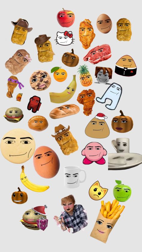 Roblox Stickers, Minion Stickers, Face Roblox, Funny Guys, Food Memes, Meow Meow, Really Funny Pictures, Man Humor, Art Sketchbook