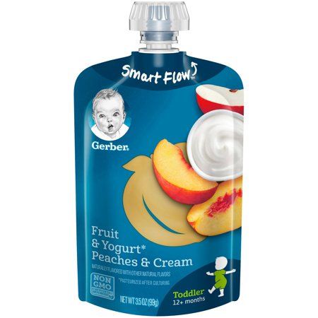 Small Service Dog, Gerber Snacks, Walmart Products, Crib Pillow, Newborn Baby Items, Gerber Baby Food, Fruit And Yogurt, Baby Food Pouch Recipes, Food Groceries