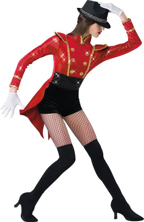 16603- Toy Soldier Ringmaster Dance Costume, Soldier Dance Costume, Toy Soldier Costume, Christmas Dance Costumes, Gym Costume, Majorette Costumes, Ringmaster Costume, Circus Dress, Ice Skating Costumes