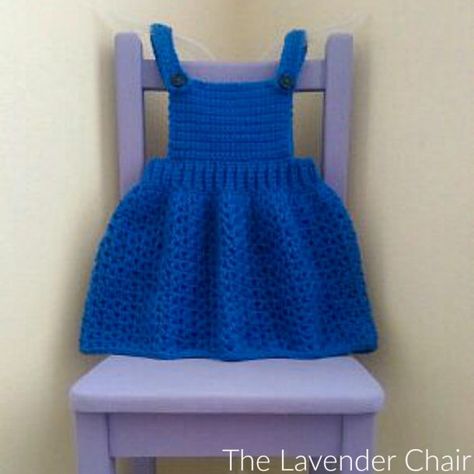 Sensu Fan Market Tote Crochet Pattern - The Lavender Chair Minion Dress, Crochet Girls Dress Pattern, Lavender Chair, Minion Crochet Patterns, The Lavender Chair, Vintage Toddler Dress, Dress Crochet Pattern, Girl Minion, Minion Costumes