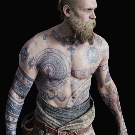 Baldur Tattoo Meaning, Arm Tattoos With Meaning, Scandinavian Tattoo, Viking Tattoo Symbol, Viking Tattoo Sleeve, Vikings Tattoo, Ancient Tattoo, Rune Tattoo, God Tattoos