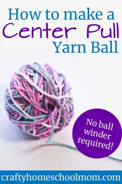 How to Wind a Center Pull Yarn Ball Center Pull Yarn Ball, Wind Yarn Into Ball, How To Make A Ball Of Yarn, How To Make Yarn Balls, How To Wrap Yarn Into A Ball, Center Pull Yarn Ball How To Make, How To Wind A Center Pull Ball Of Yarn, How To Roll Yarn Into A Ball, How To Make A Yarn Ball