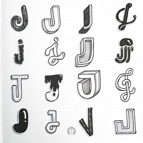 Word Lettering, Fun Drawings, Hand Lettering Alphabet Fonts, J Words, Typography Drawing, Tattoo Lettering Design, Unique Lettering, Hand Lettering Practice, Graffiti Words