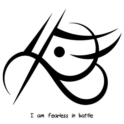 Sigil Athenaeum — “I am fearless” sigil Sigil Athenaeum, I Am Fearless, Spiritual Tattoo, P Tattoo, Cool Magic Tricks, Tattoo Symbols, Magick Symbols, Meaningful Tattoo Quotes, Irish Tattoos