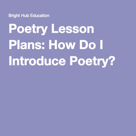 Poetry Lesson Plans, Poetry Lesson, High School English Lessons, Poetry Analysis, Ela Lesson Plans, Teaching Poetry, Poetry Lessons, High School English, Student Engagement