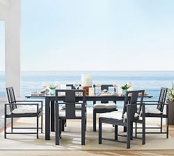 Slate Metal Sofa, Extending Dining Table, Outdoor Furniture Collections, Dining Chair Cushions, Outdoor Dining Furniture, Outdoor Dining Set, Extendable Dining Table, Patio Table, Outdoor Dining Table