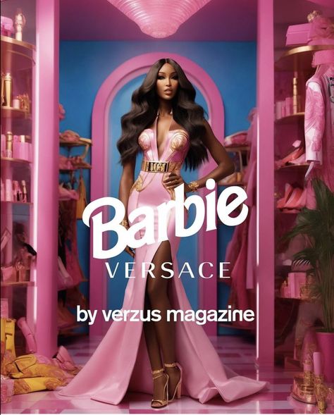 Celebrity Dolls, Naomi Campbell, Dream Big, Versace, Created By, Dolls, Celebrities