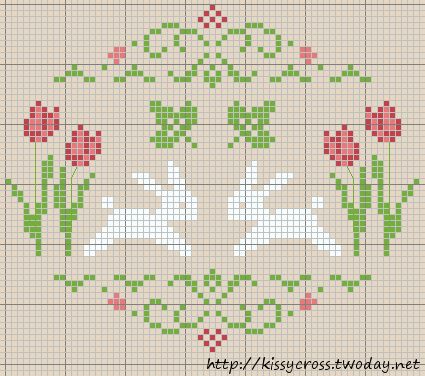 Cross Stitch Freebies, Easter Cross, Needlework Patterns, Cross Stitch Animals, Cross Stitch Patterns Free, Free Cross Stitch, A Cross, Cross Stitch Flowers, Cross Stitch Charts