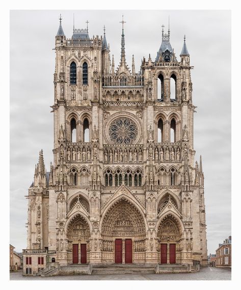 Ornate Architectural Grandeur, Captured in Thousands of Digital Photographs | The New Yorker French Cathedrals, Architecture Cool, Architecture Antique, Cathedral Basilica, Gothic Cathedrals, Cathedral Architecture, Gothic Church, Religious Architecture, Living Modern