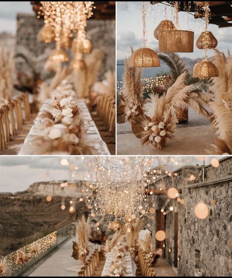 Tan Wedding Ideas, Beige Aesthetic Wedding Theme, Brown Wedding Venue Ideas, Taupe And Beige Wedding, Beach Neutral Wedding, Cream And Gold Wedding Theme, Glamorous Beach Wedding, Neutral Themed Wedding, Brown White And Gold Wedding