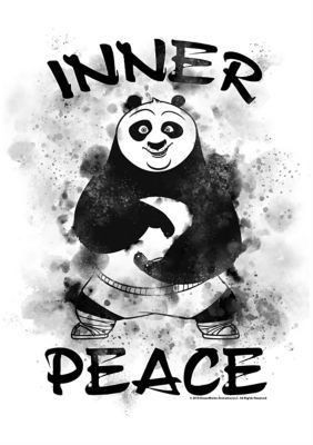 Dark Tshirt Designs, Dragon Warrior Kung Fu Panda, Inner Peace Kung Fu Panda, Panda Pictures Cartoon, Kung Fu Panda Tattoo, Kung Fu Panda Wallpapers, Kung Fu Panda Quotes, Panda Quotes, Retro Pub