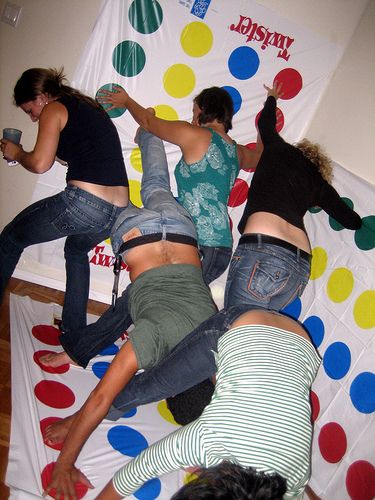 Twister upgrade Beer Olympics, Fun Drinking Games, Drinking Games For Parties, Youth Games, Fun Sleepover Ideas, Sleepover Things To Do, Adult Party Games, Fun Party Games, Sleepover Ideas