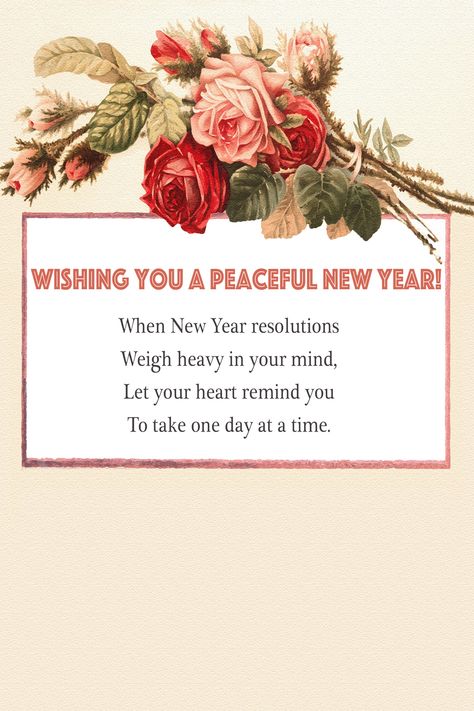 ~ NEW YEAR’S POEMS ~ Below are nine short and sweet New Year's Poems to send to loved ones. Each poem is decorated with colorful flowers such as roses and iris. New Year Poem, Happy New Year Greetings, Year Quotes, Quotes About New Year, Short And Sweet, New Year Greetings, New Years Day, New Years Resolution, Loved Ones