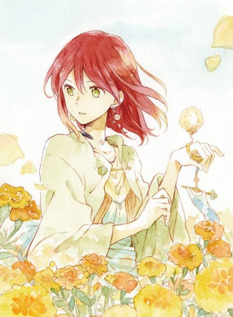 Zen X Shirayuki, Girl With Red Hair, Chise Hatori, Snow White With Red Hair, Anime Red Hair, Shirayuki Hime, The Garden Of Words, Akagami No Shirayuki, Magus Bride