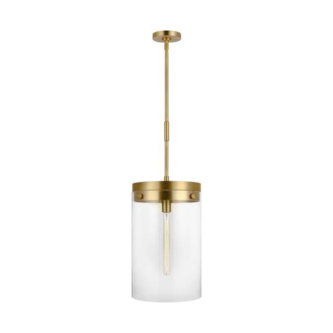 Generation Lighting CP1011BBS Garrett 12" Wide | Build.com Carlton House, Kitchen Pendant, Generation Lighting, Burnished Brass, Brass Pendant Light, Kitchen Pendants, Rustic Chandelier, Canopy Lights, Kitchen Cabinet Design