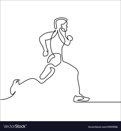 Drawing Man, Video Illustration, Silhouette Curio, Man Sketch, Sport Video, Train Art, Continuous Line Drawing, Model Drawing, Continuous Line